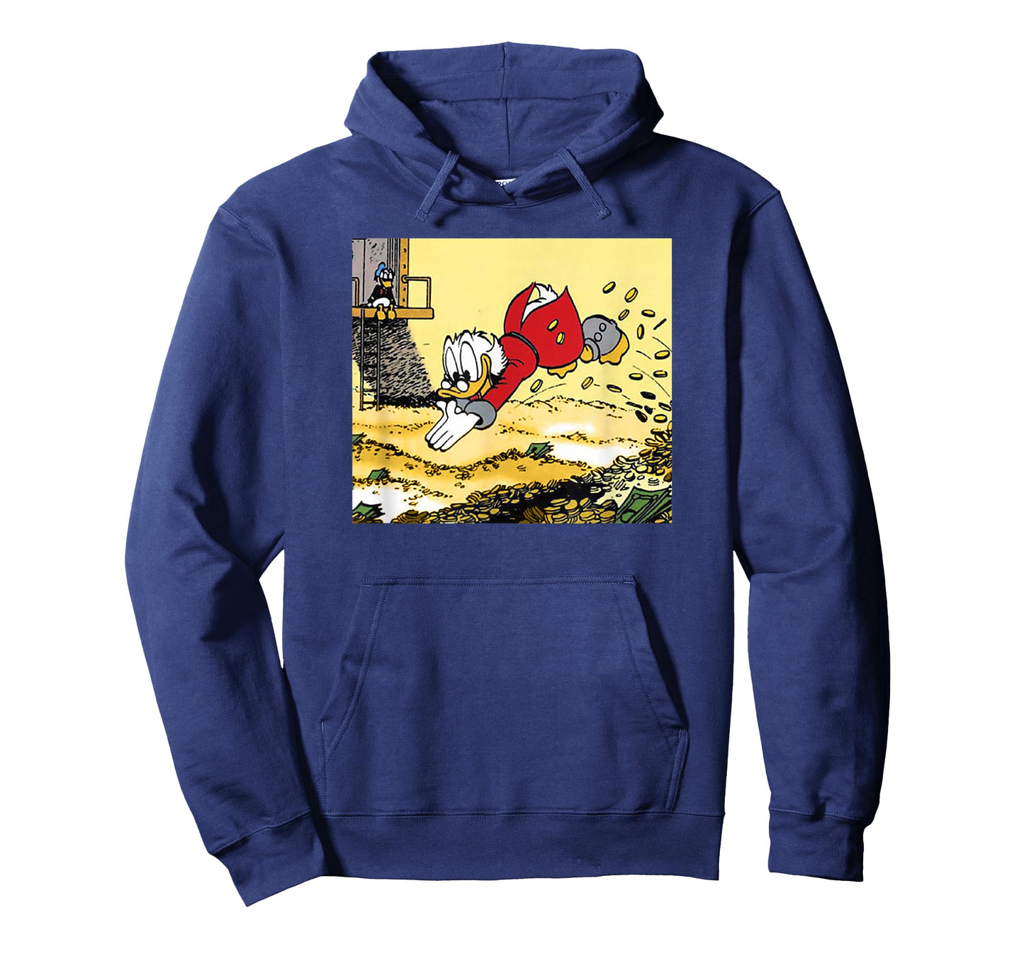Disney DuckTales Scrooge McDuck Swimming in Cash T-Shirt