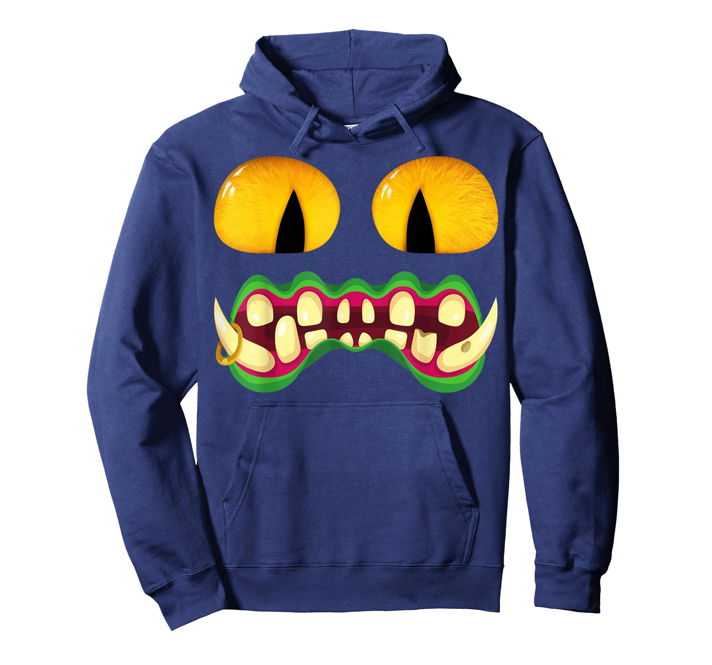 Men's Women's Cat Monster Face Halloween Costume T-Shirt