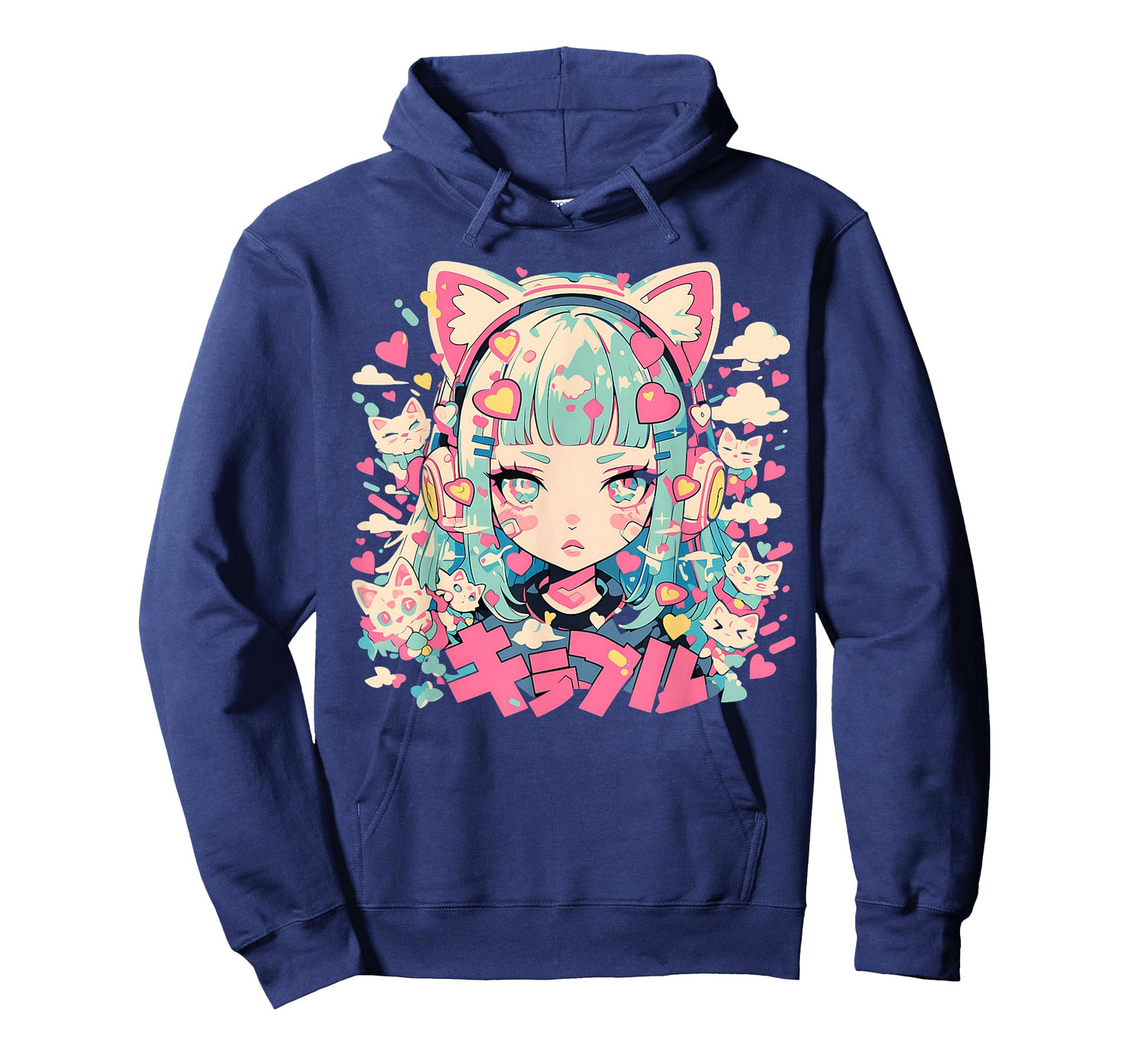 Anime Waifu Cute Anime Manga Cat Girl Sweet Retro Japan T-Shirt