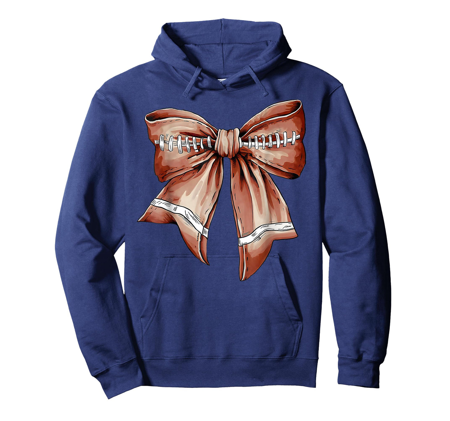 Coquette Bow Pumpkin Football Mom Girls Thanksgiving Autumn T-Shirt