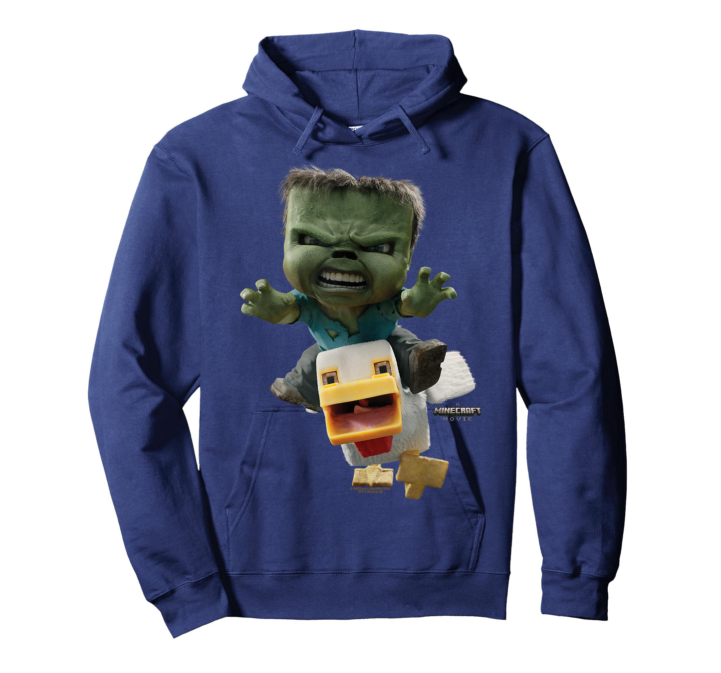 A Minecraft Movie Chicken Jockey Baby Zombie Attack T-Shirt