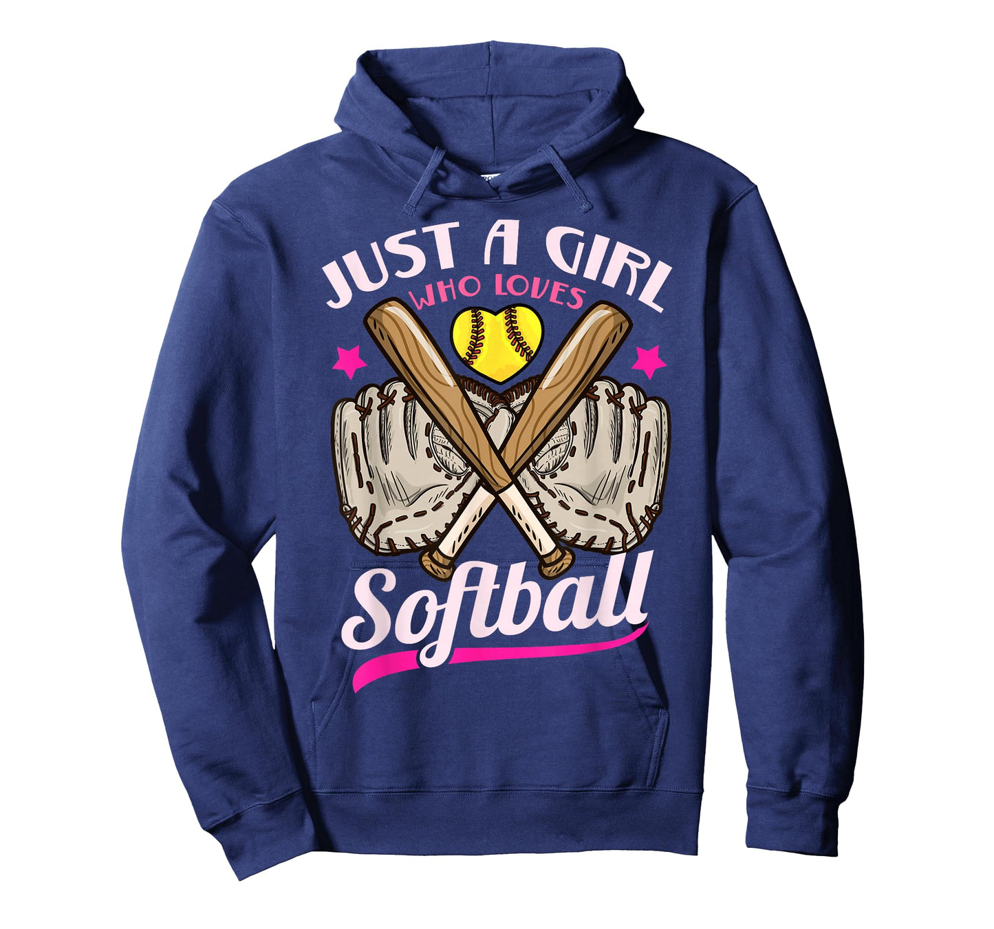 Softball Just a Girl Who Loves Softball Softball Player T-Shirt