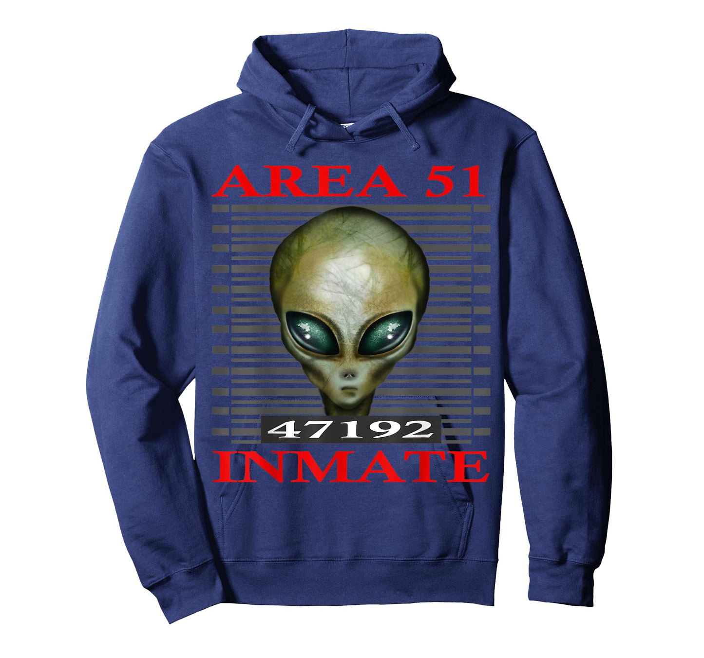 Area 51 Inmate Alien Head Space Lover Design T-Shirt