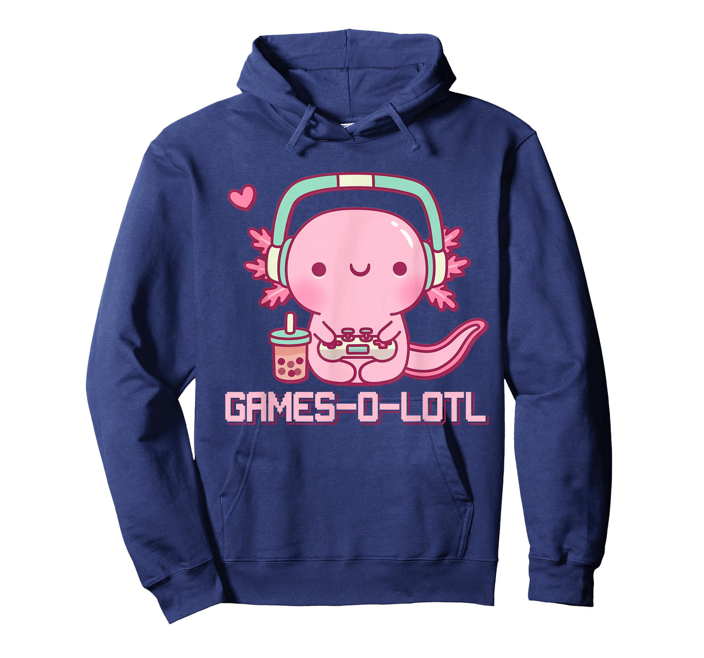 Gamesolotl Axolotl Video Games Kawaii Anime Gamer Boys Girls T-Shirt