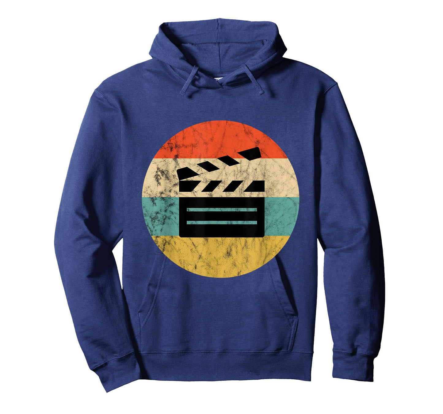 Filmmaker Clapboard Film Director Lover Retro Vintage Sunset T-Shirt