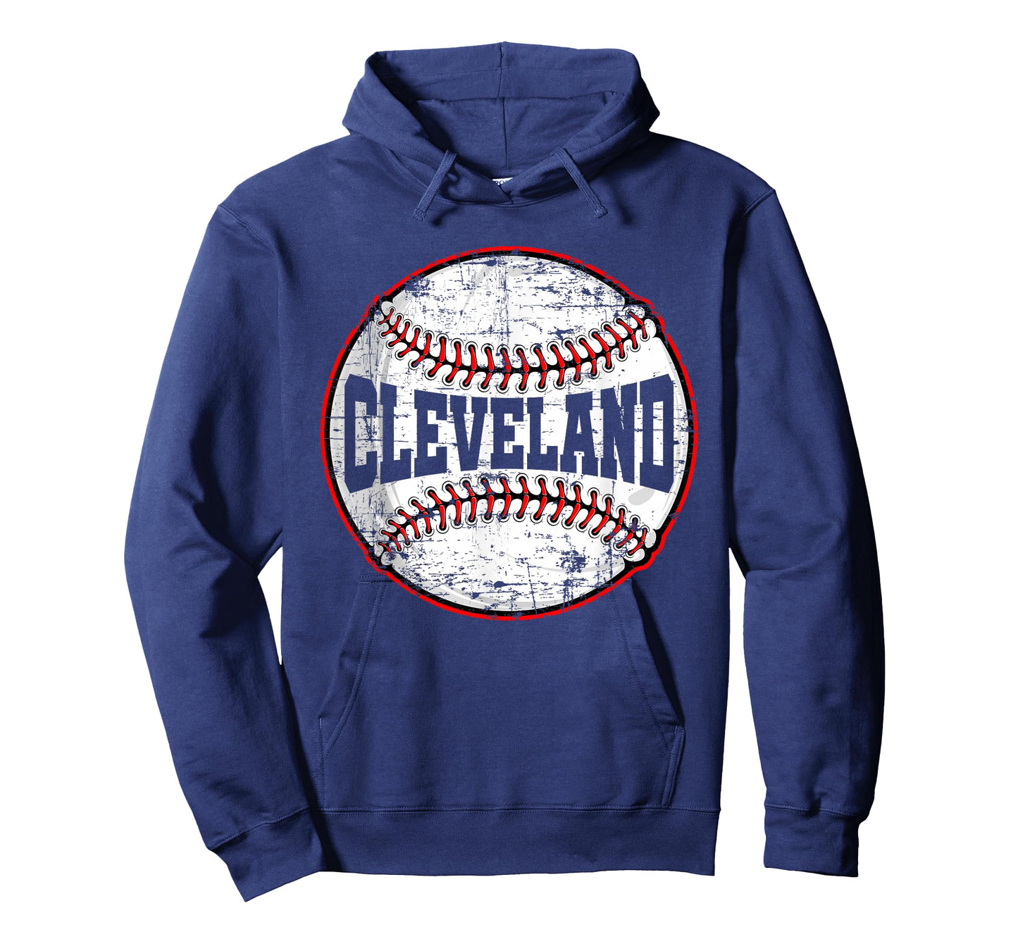 Baseball Lover Men Women Vintage Cleveland Cityscape T-Shirt