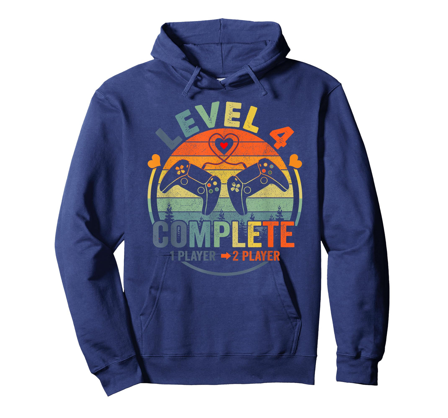 Gamer 4th Wedding Anniversary Level 4 Complete Anniversary T-Shirt