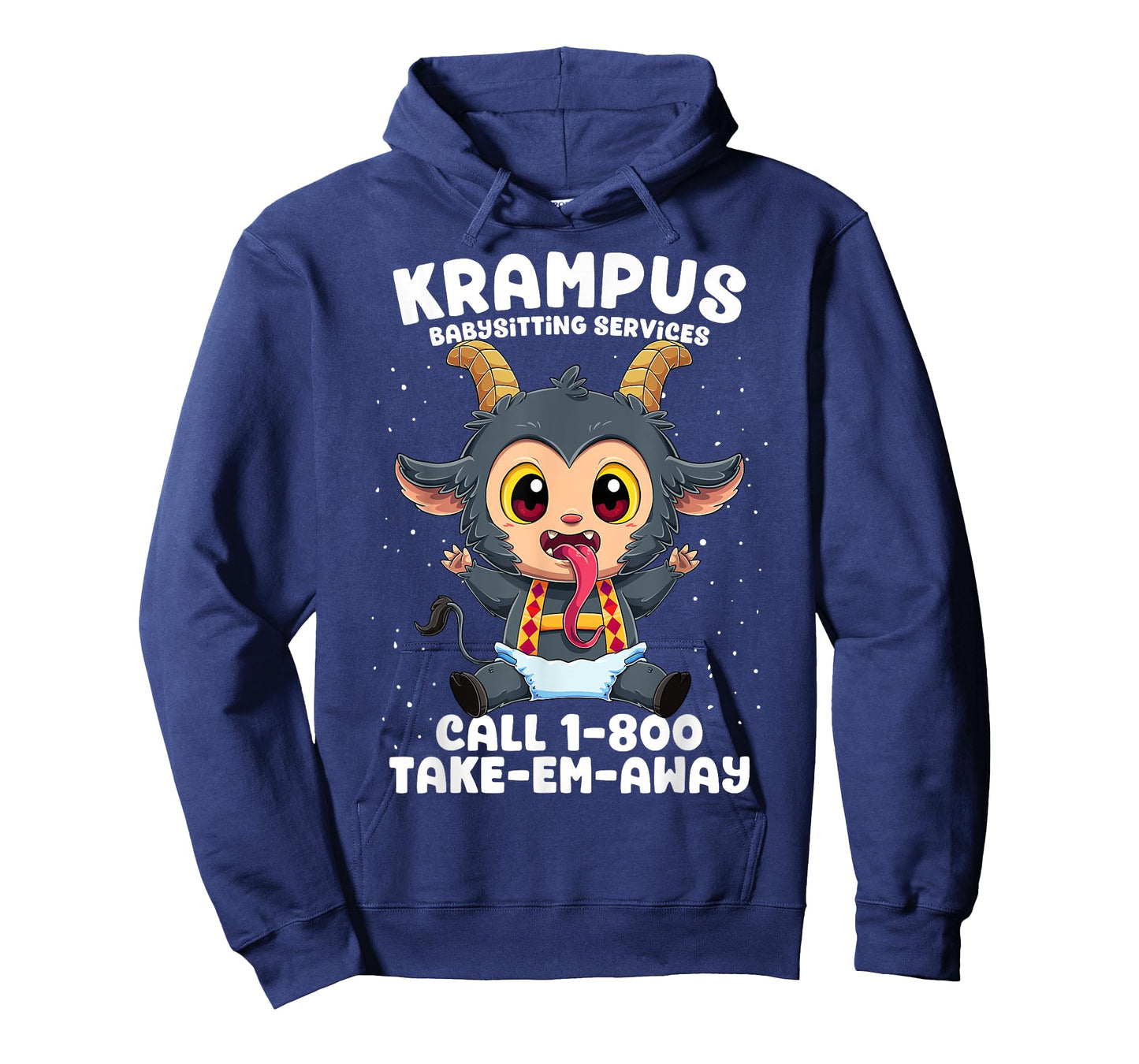 Krampus Babysitting Services Germanic Christmas Demon Horror T-Shirt