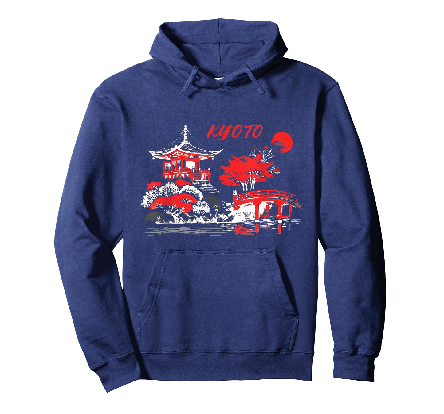 Vintage Kyoto Japan Ancient Temple Landscape Autumn Season T-Shirt