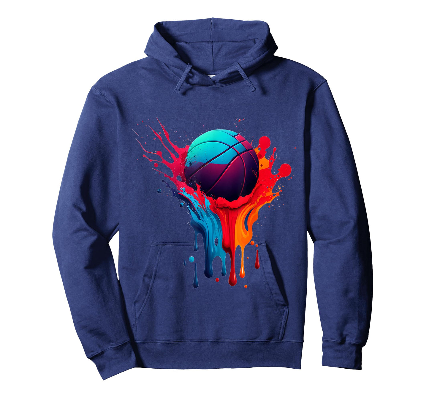 Basketball Splash Basketball Splatter Paint Bball Player T-Shirt