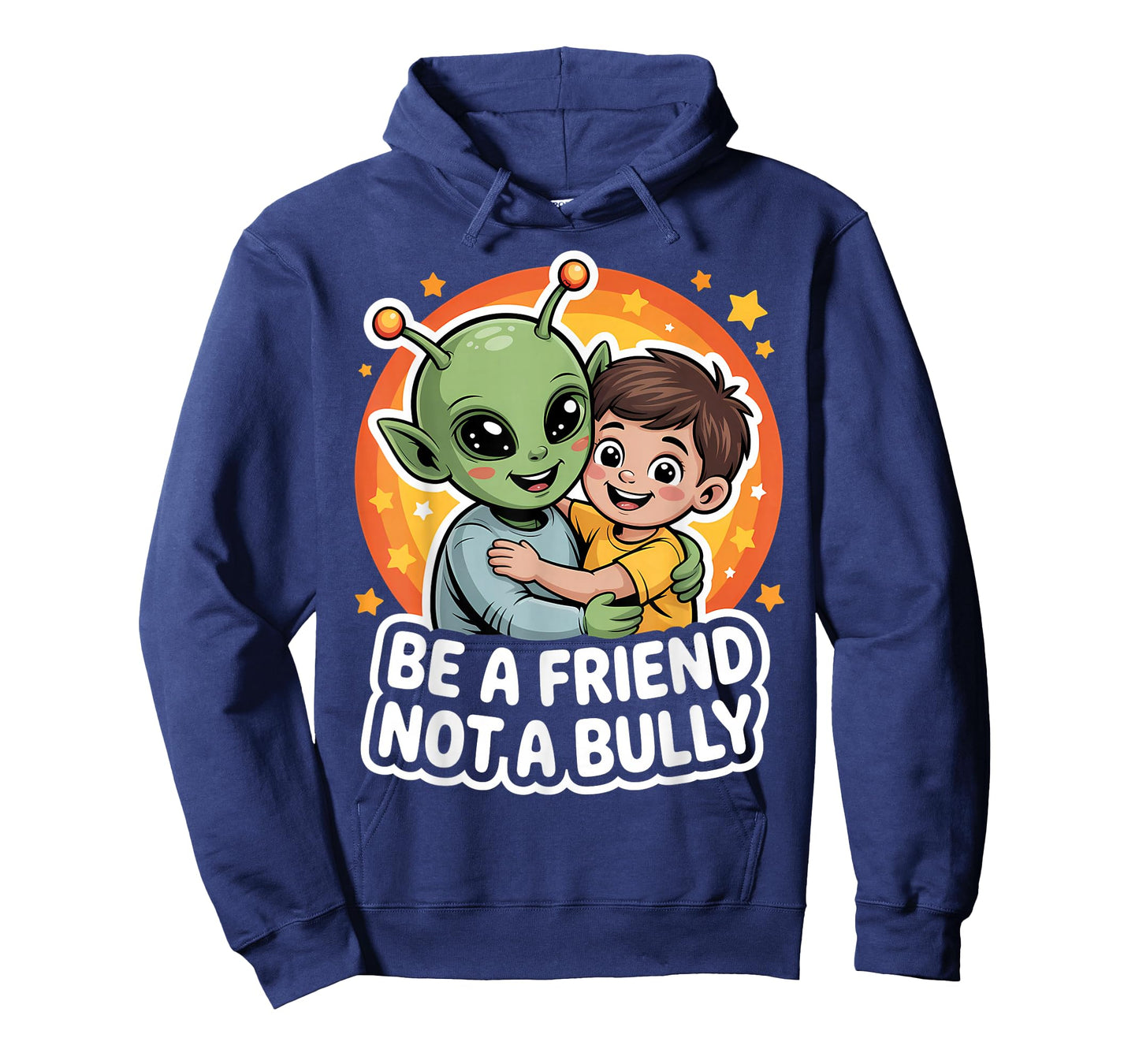 Anti-Bullying Awareness Kid Alien Be A Friend Not A Bully T-Shirt