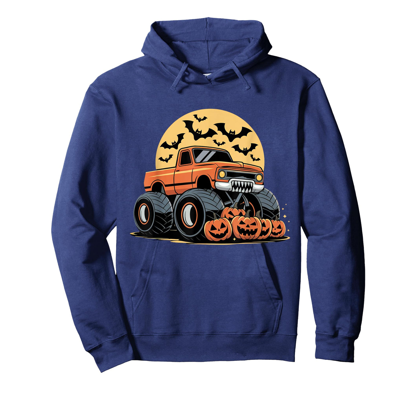 Halloween Shirts for Kids Boys Monster Truck Pumpkins T-Shirt