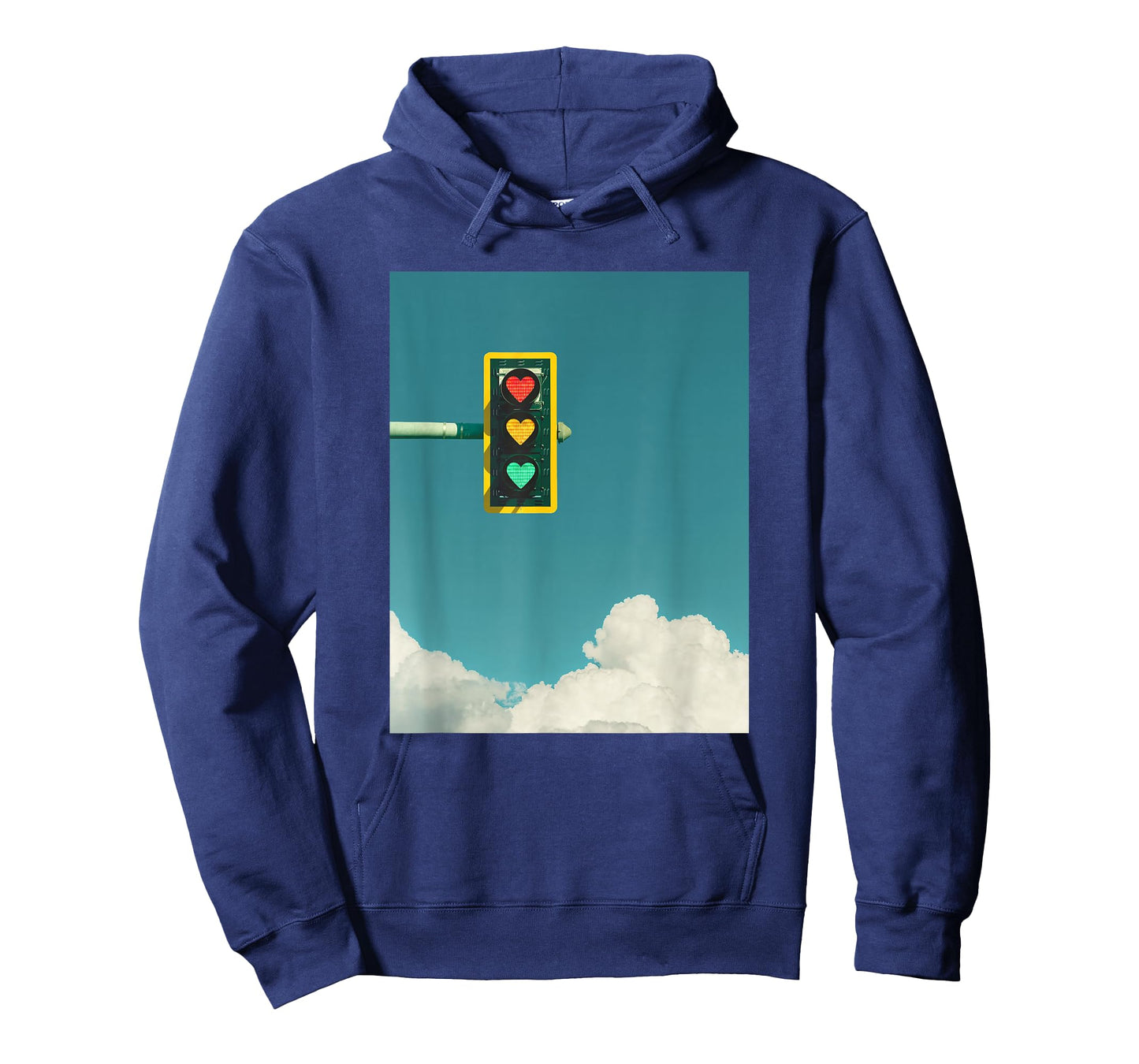 Indie Aesthetic y2k Light Traffic Heart Teen Girls 90s T-Shirt