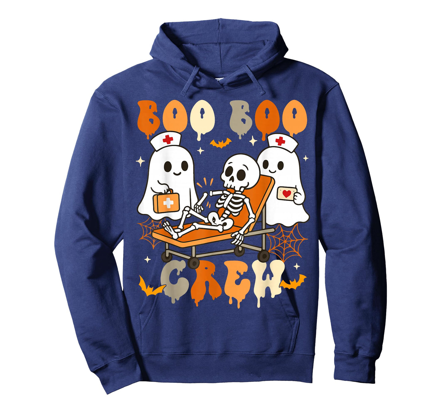 Halloween Nurse Boo Boo Crew Ghost Doctor Paramedic Nursing T-Shirt