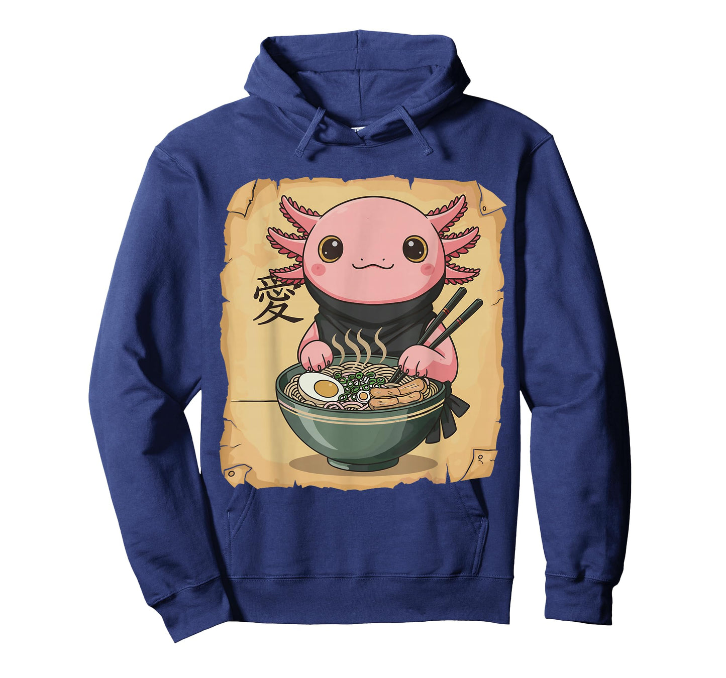 Ramen Axolotl Noodle Kawaii Lover Japanese Funny Graphic T-Shirt