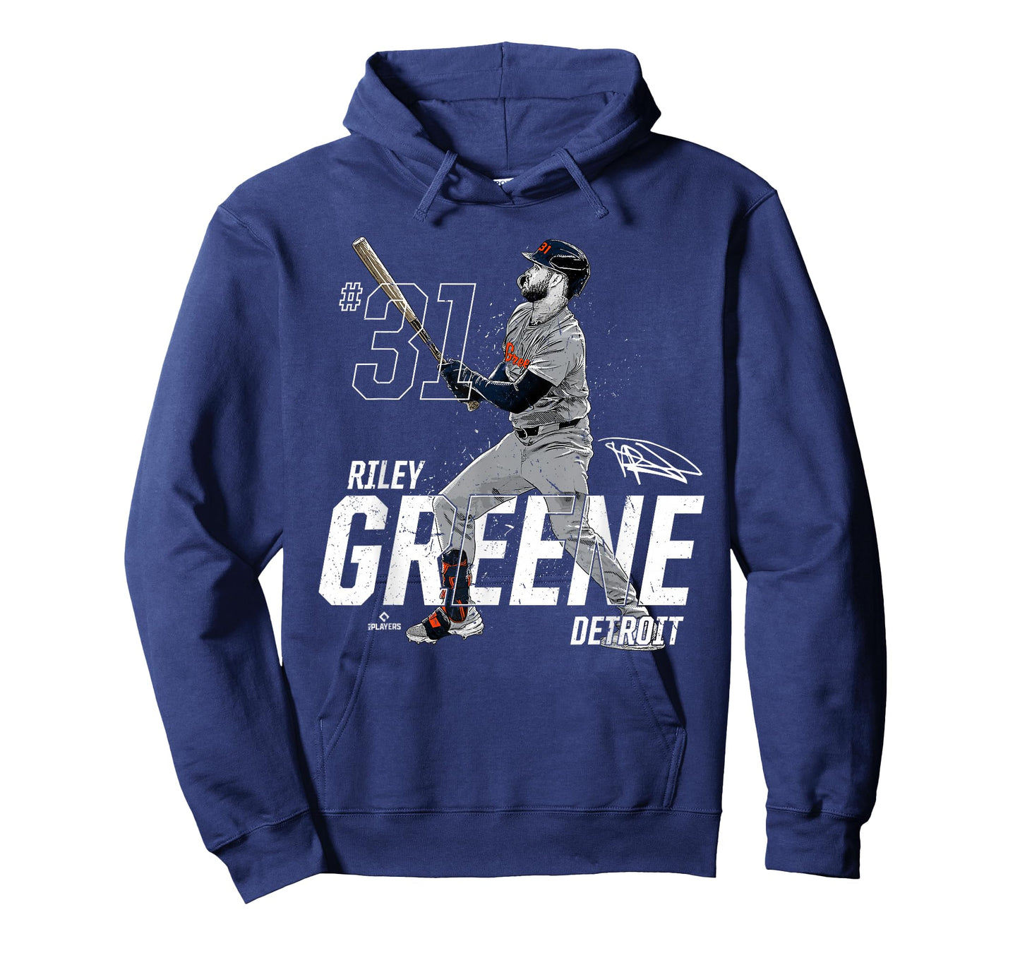 Dynamic Pose Riley Greene Detroit Baseball MLBPA T-Shirt