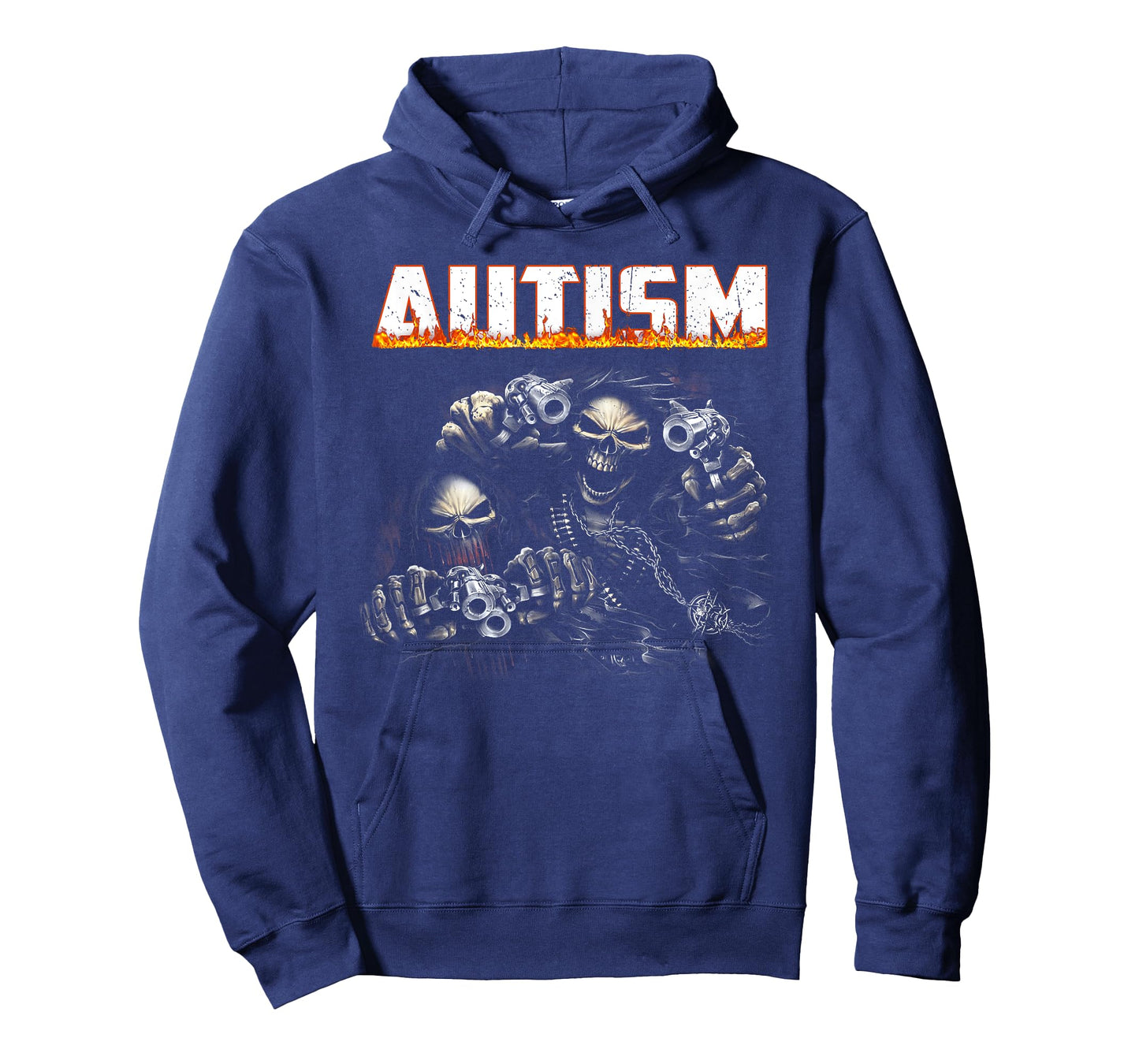 Funny Autism Skeleton Meme Halloween Costume Spooky Season T-Shirt