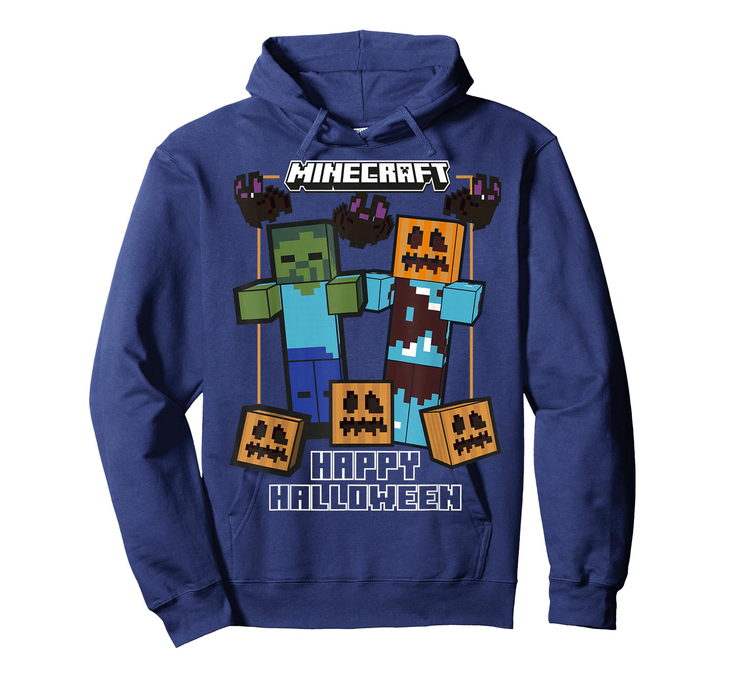 Minecraft Happy Halloween Pumpkin Zombie Fun T-Shirt