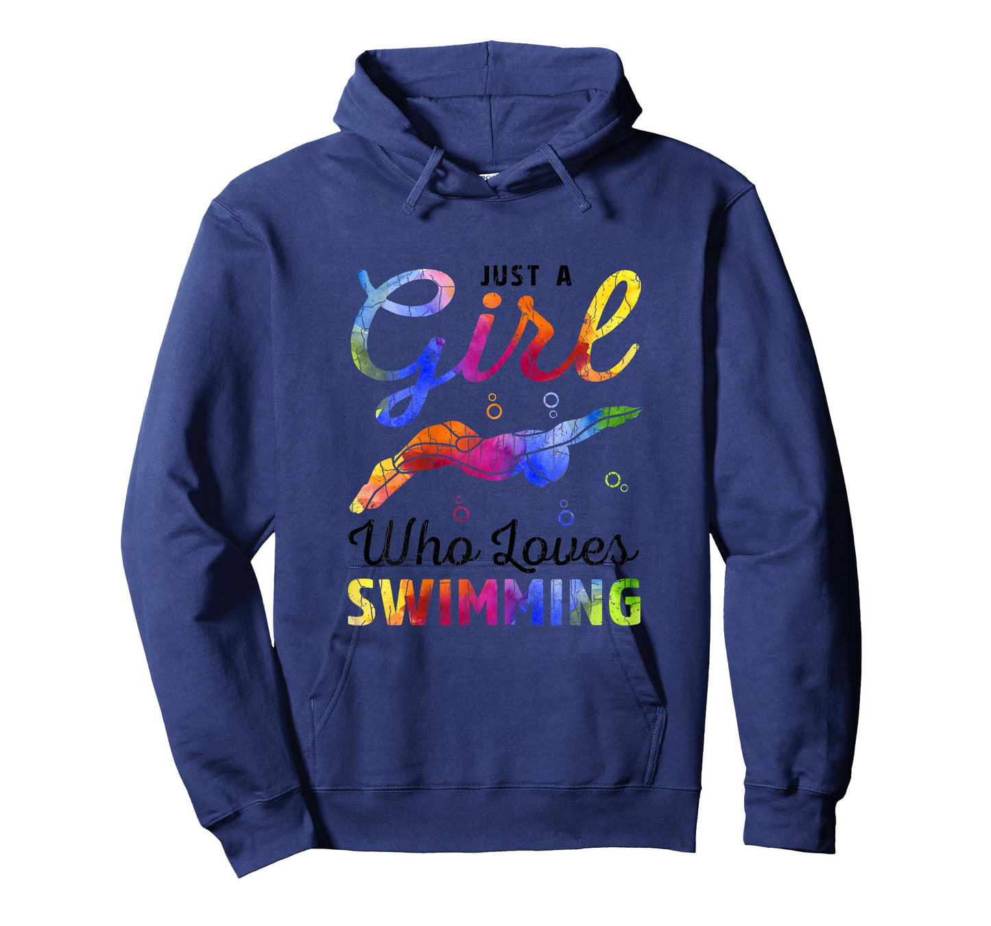 Just A Girl Who Loves Swimming Funny Swimmer Player Graphic T-Shirt