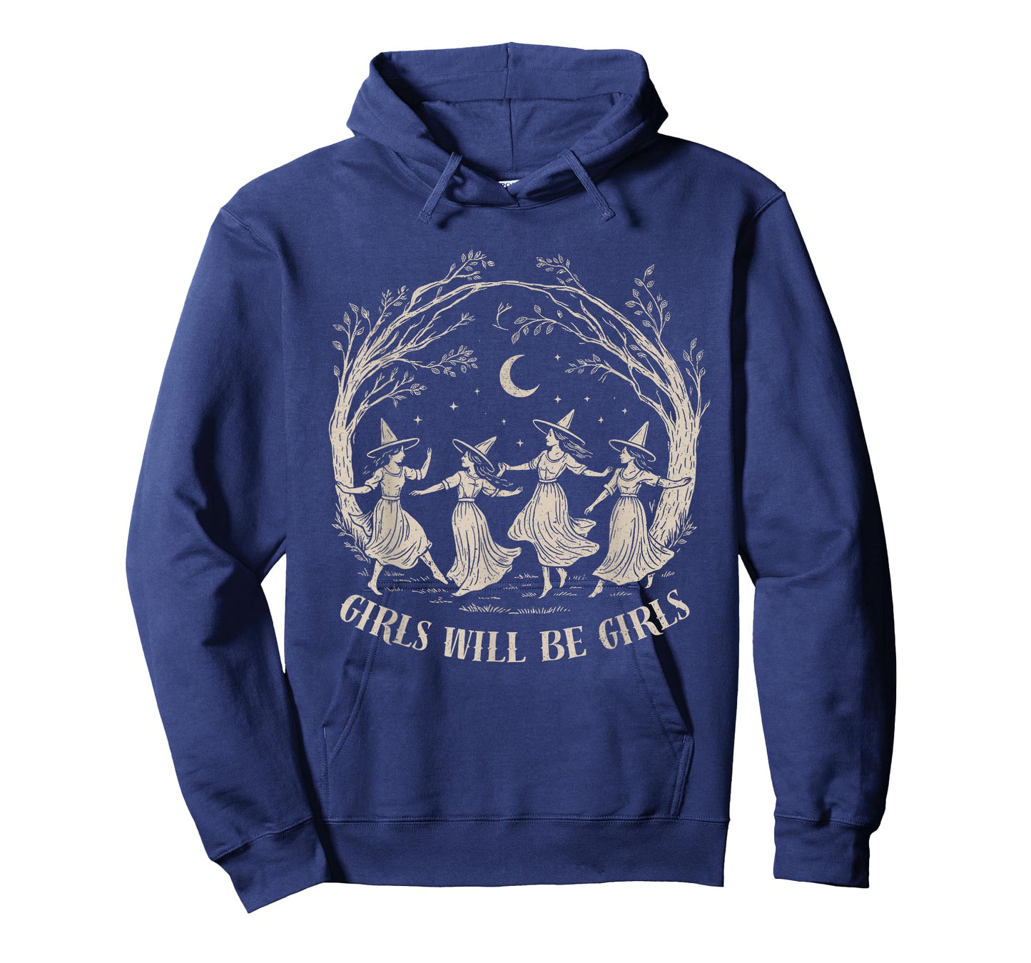 Girl Will Be Girls Witch Witchy Spooky Season Halloween T-Shirt