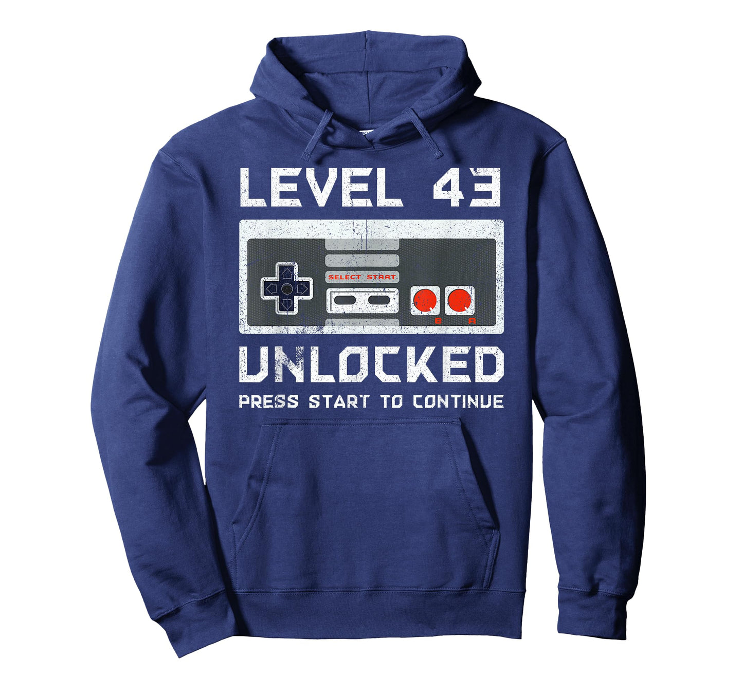 43 Year Old Forty-Three Birthday Gift Level 43 Unlocked Game T-Shirt