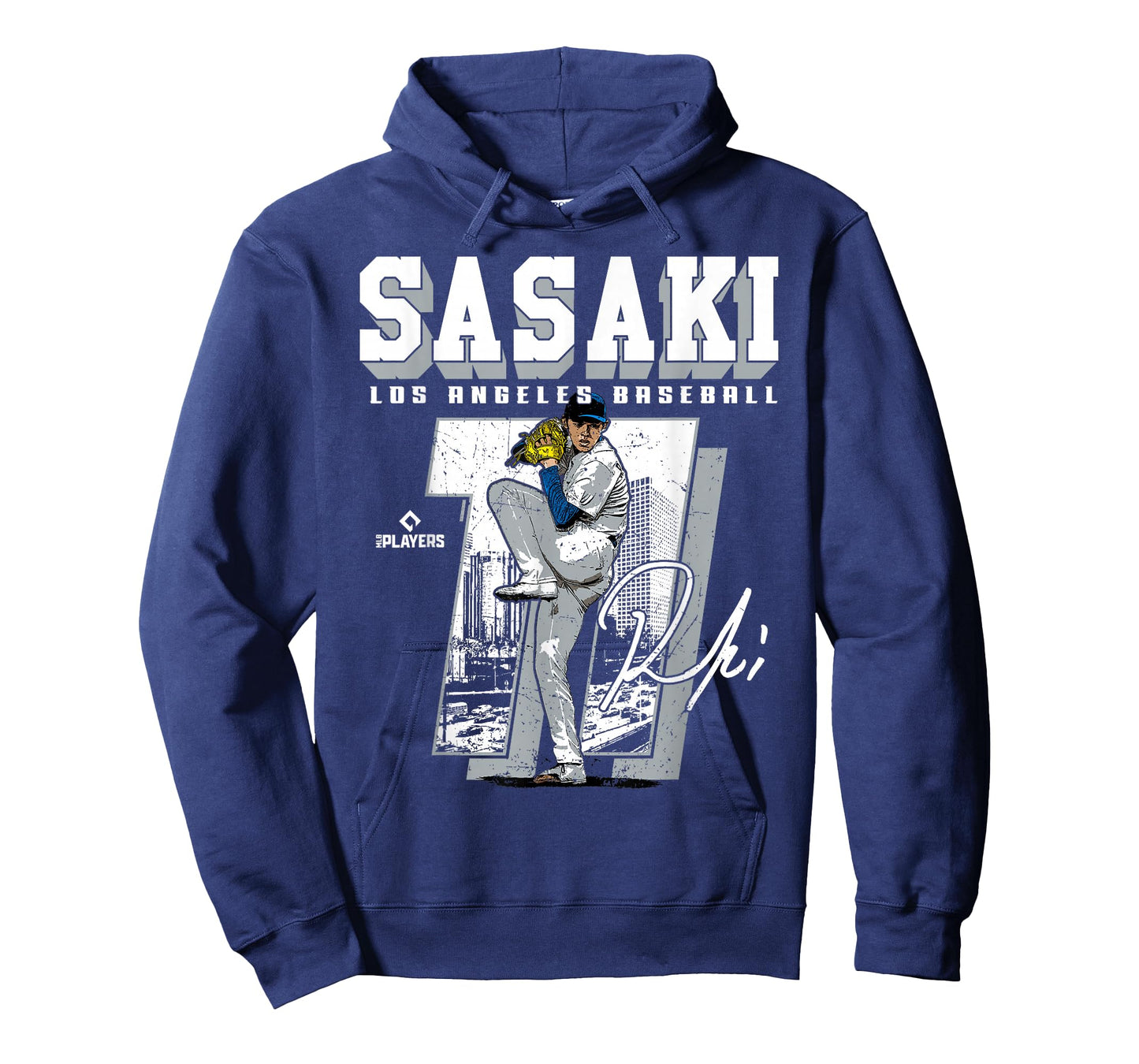 Roki Sasaki | Los Angeles D MLB Baseball Players| MLBROS201M T-Shirt