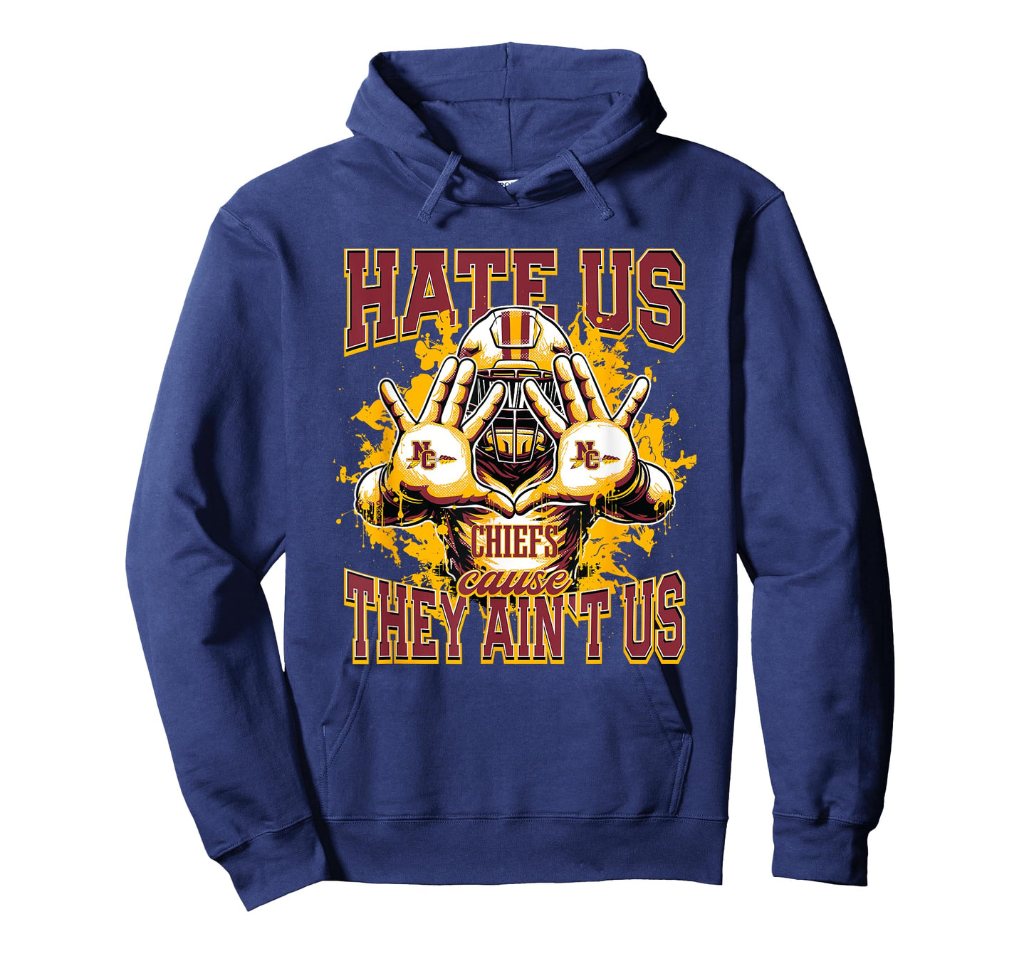 Natchitoches Central Chiefs Logo Hate Us Cause They Ain't HS T-Shirt