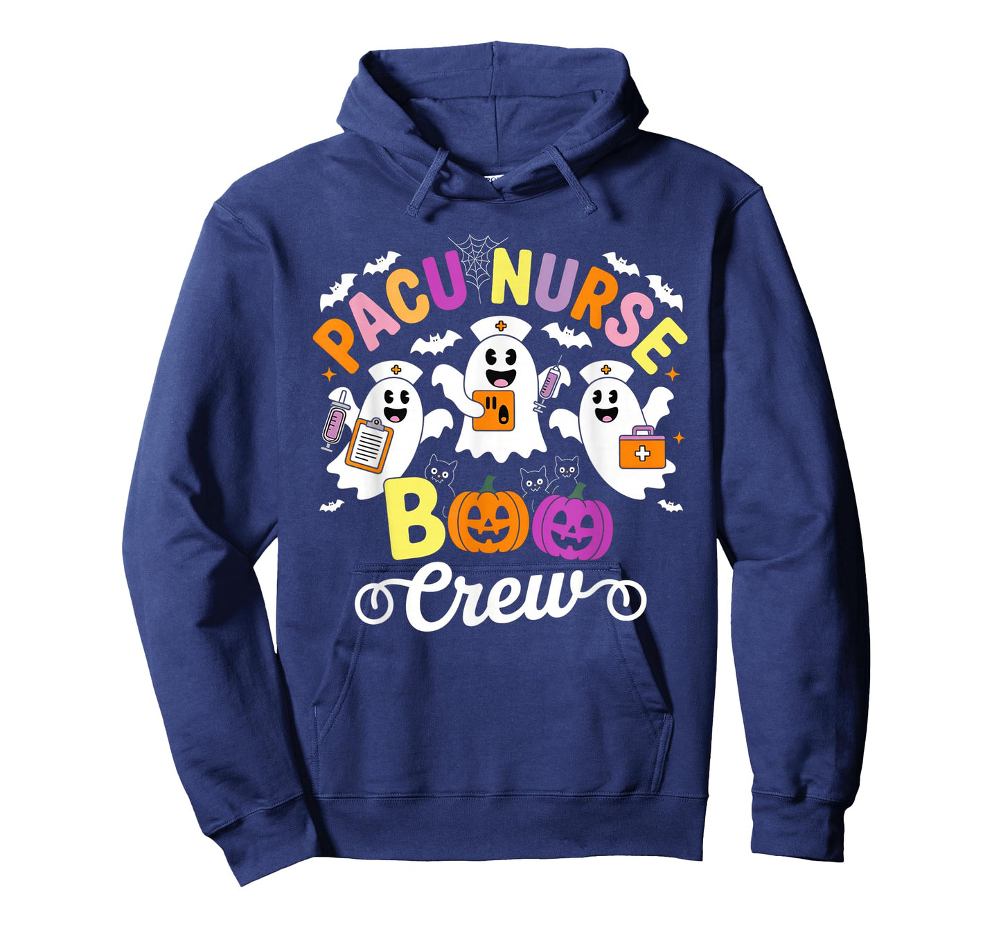 Pacu Boo Crew Costume Funny Nurse Ghost Halloween T-Shirt