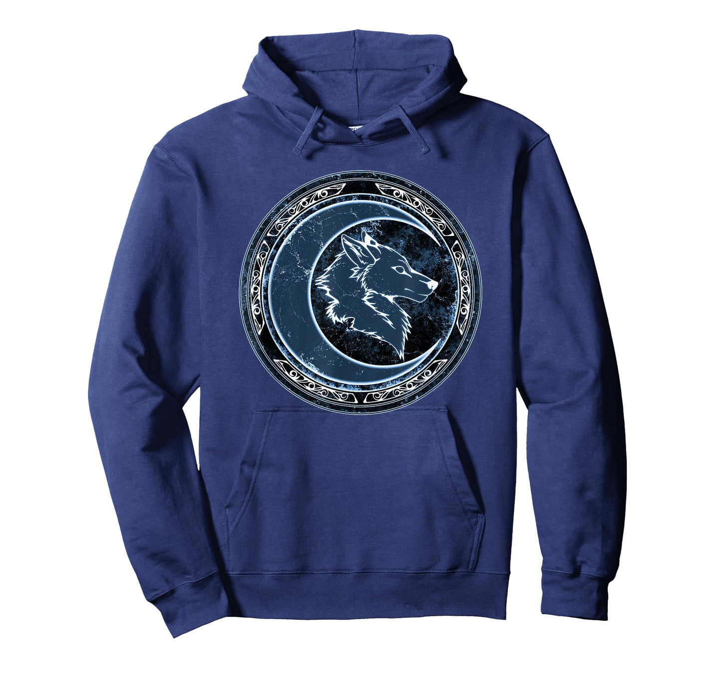 Celtic Wolf and Moon T-Shirt