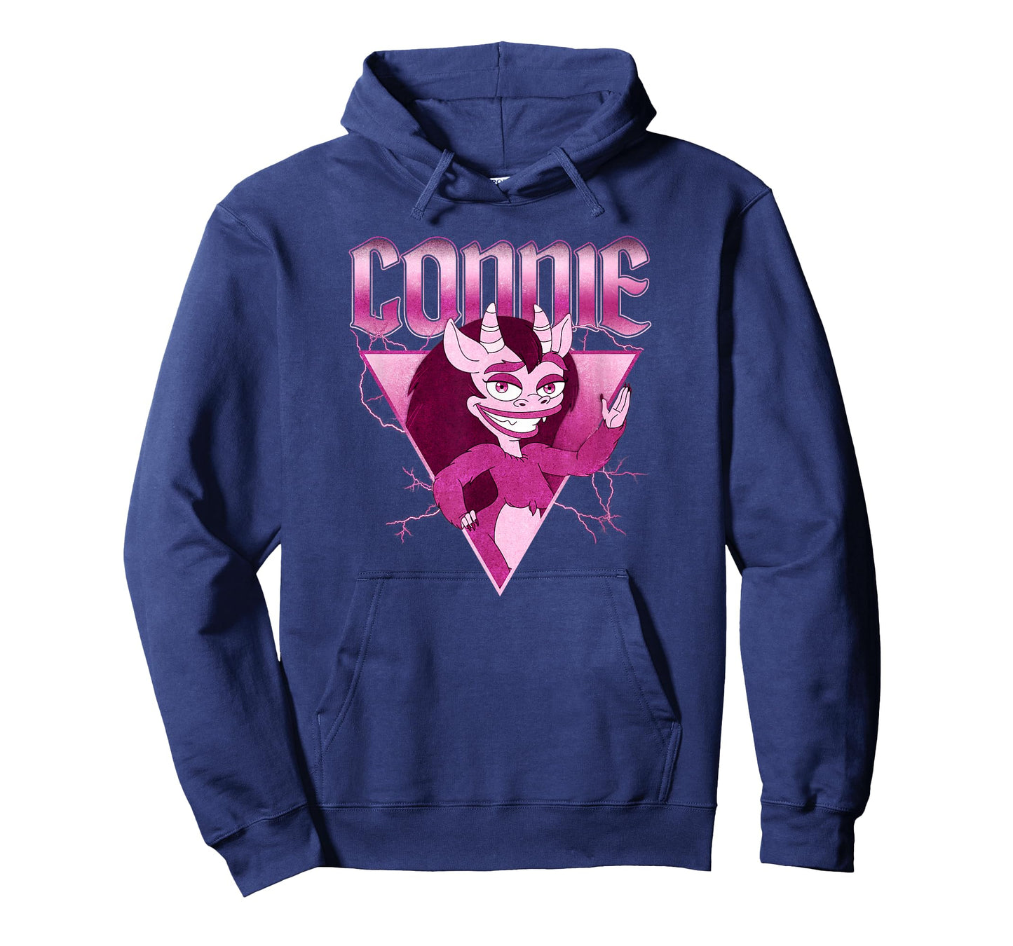 Big Mouth Hormone Monster Connie Distressed Portrait T-Shirt