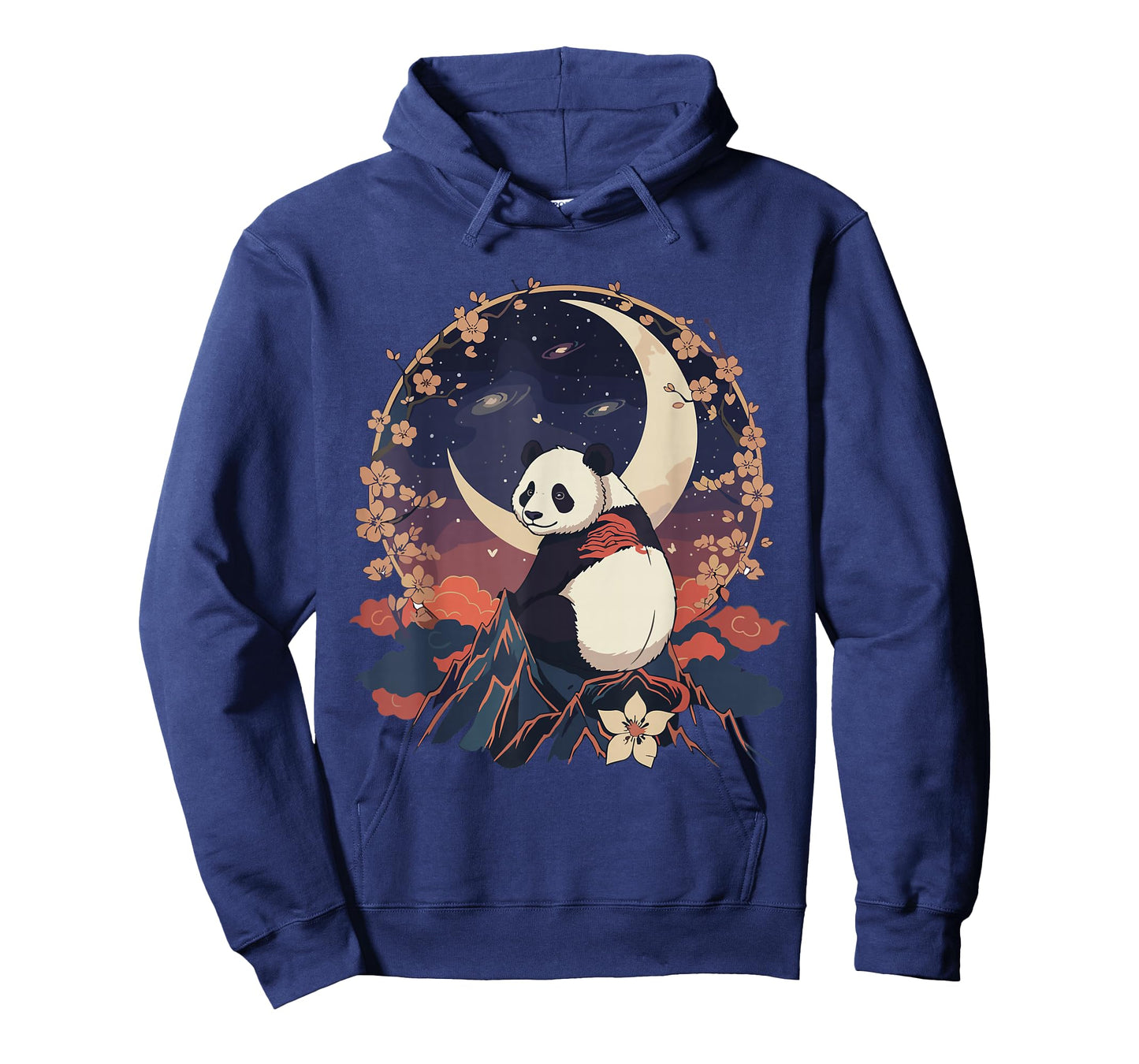 Kawaii Panda Moon Japanese Anime T Shirts Men Women Kids T-Shirt