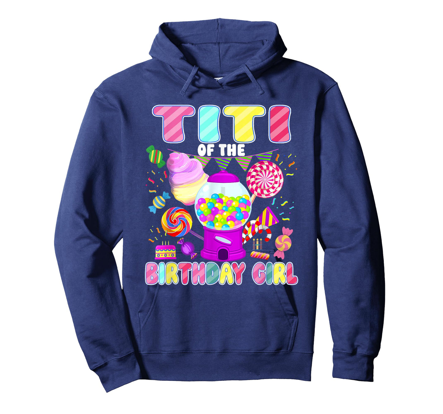 Titi of The Birthday Girl Candyland Matching Family T-Shirt