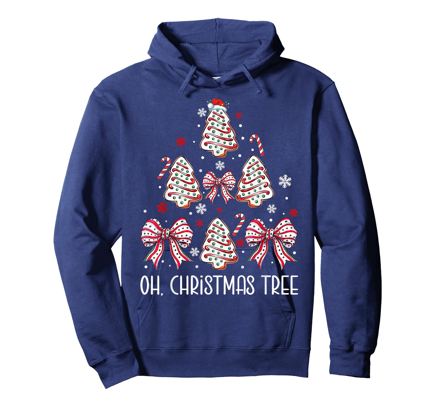 Oh Christmas Tree Cakes Debbie Becky Jen Cake Lovers Xmas T-Shirt