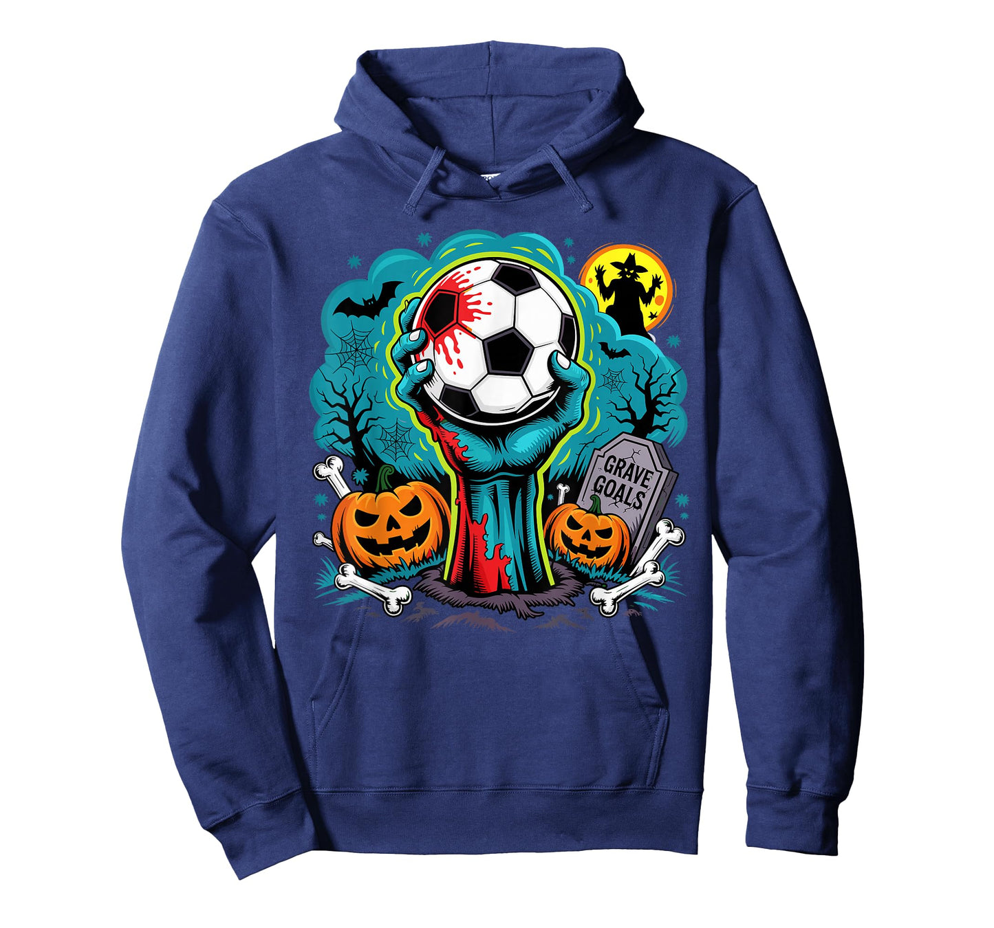 Grave Goals Zombie Soccer Halloween for Soccer Players T-Shirt
