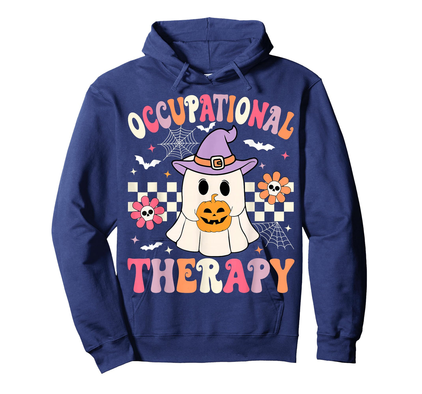 OT Occupational Therapy Halloween Retro Ghost OT Halloween T-Shirt