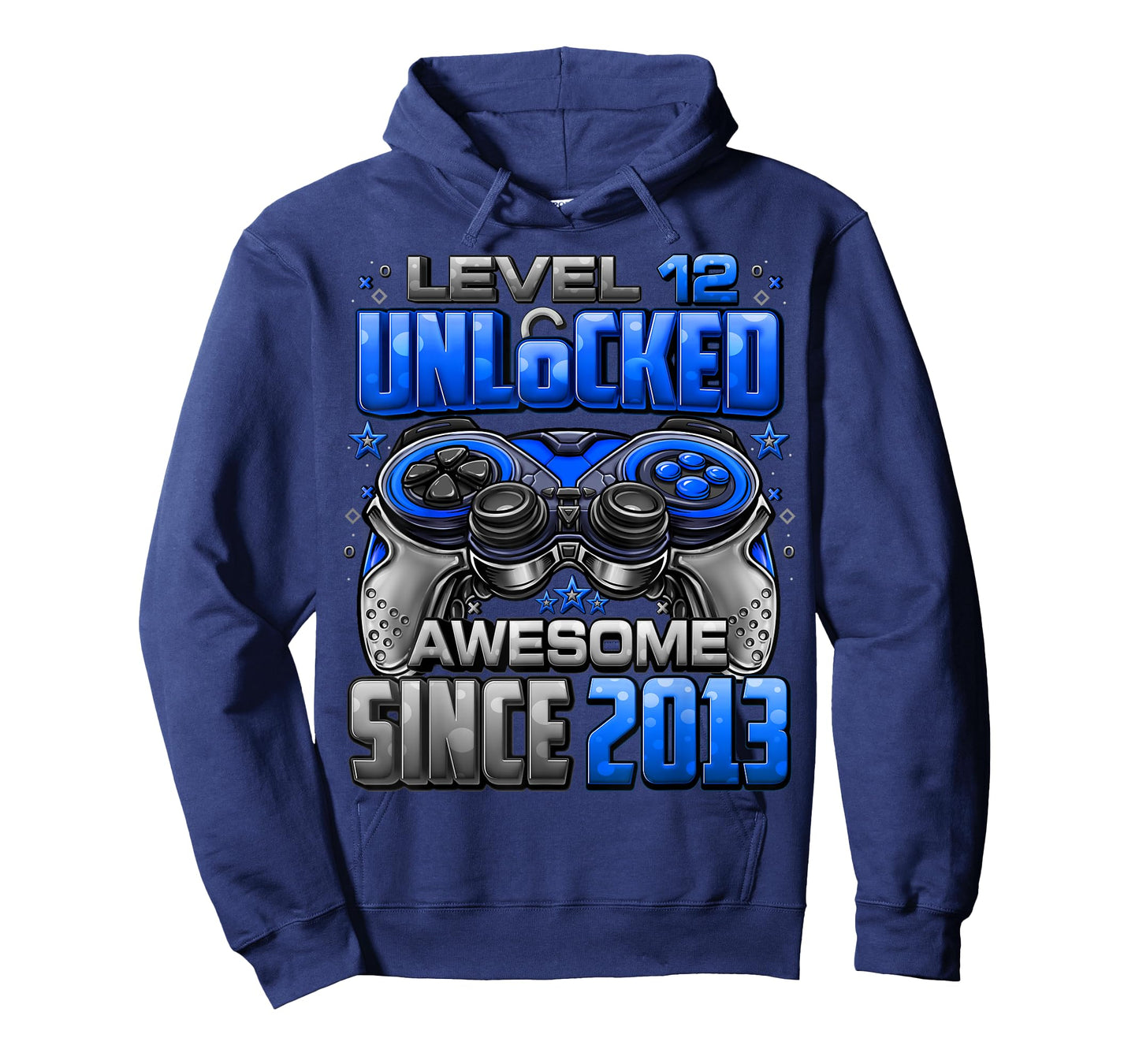 Level 12 Unlocked Awesome Since 2013 12th Birthday Gaming T-Shirt