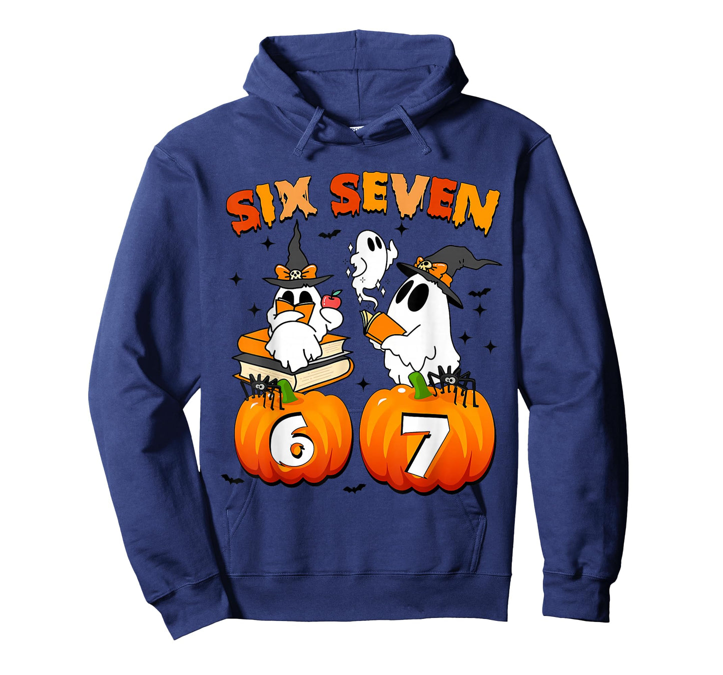 Haunted by 67 - Funny Boo Ghost Pumpkin Halloween Teacher T-Shirt