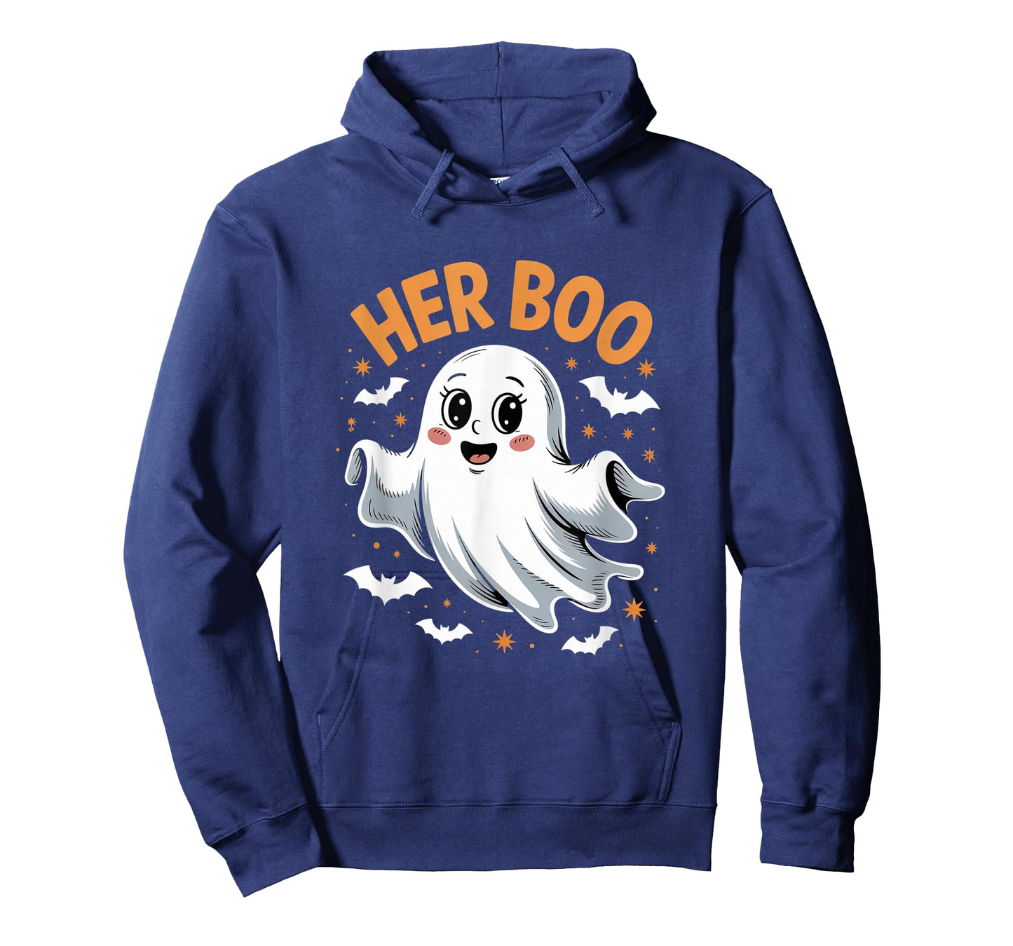 Her Boo Cute Ghost Funny Matching Halloween Design T-Shirt