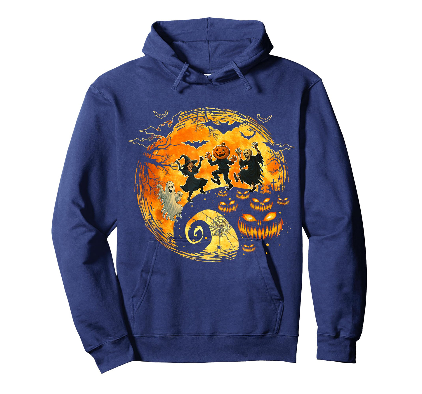 Witch Skeleton Ghost Pumpkin Dance Halloween Costume T-Shirt