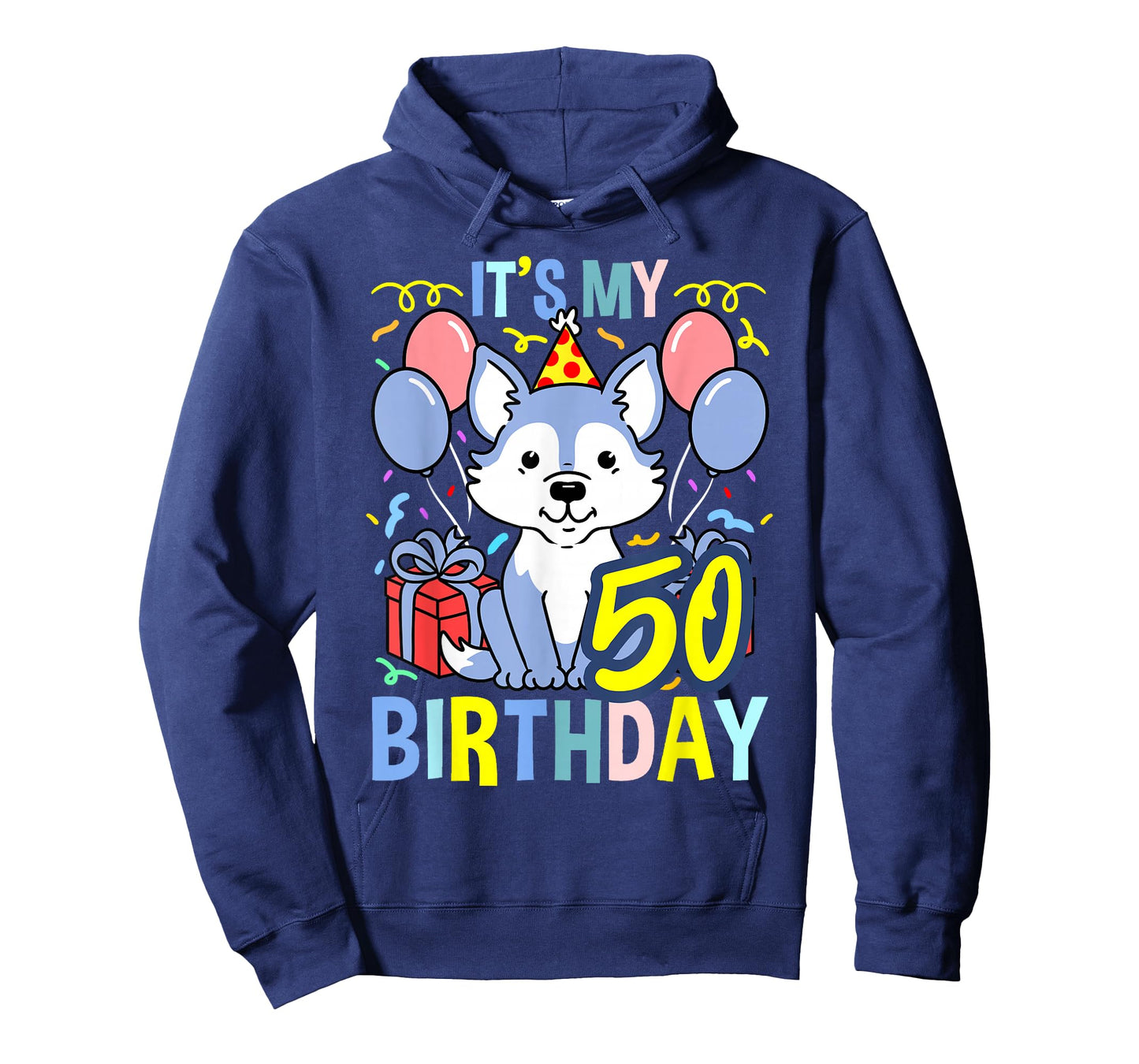 Its My 50th Birthday Wolf T-Shirt