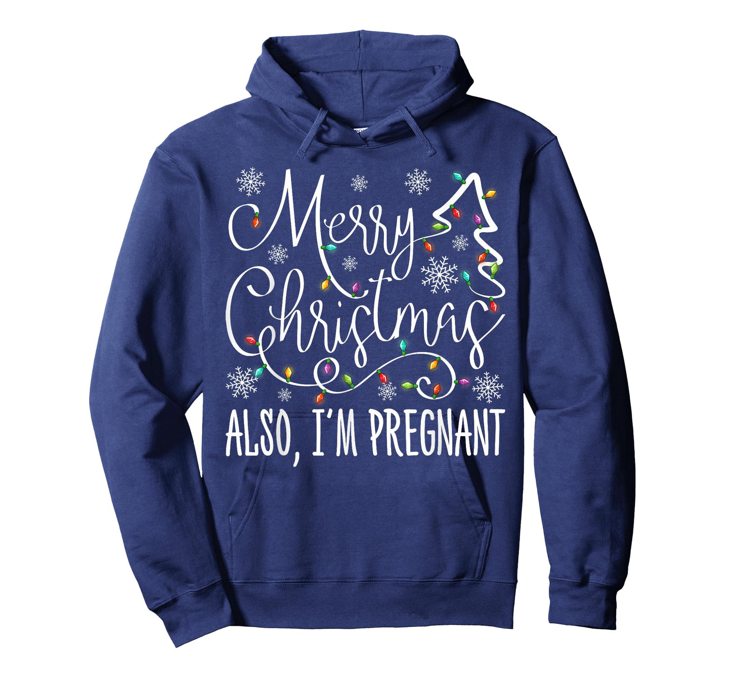 Merry Christmas Also I'm Pregnant Baby Announcement Xmas PJS T-Shirt
