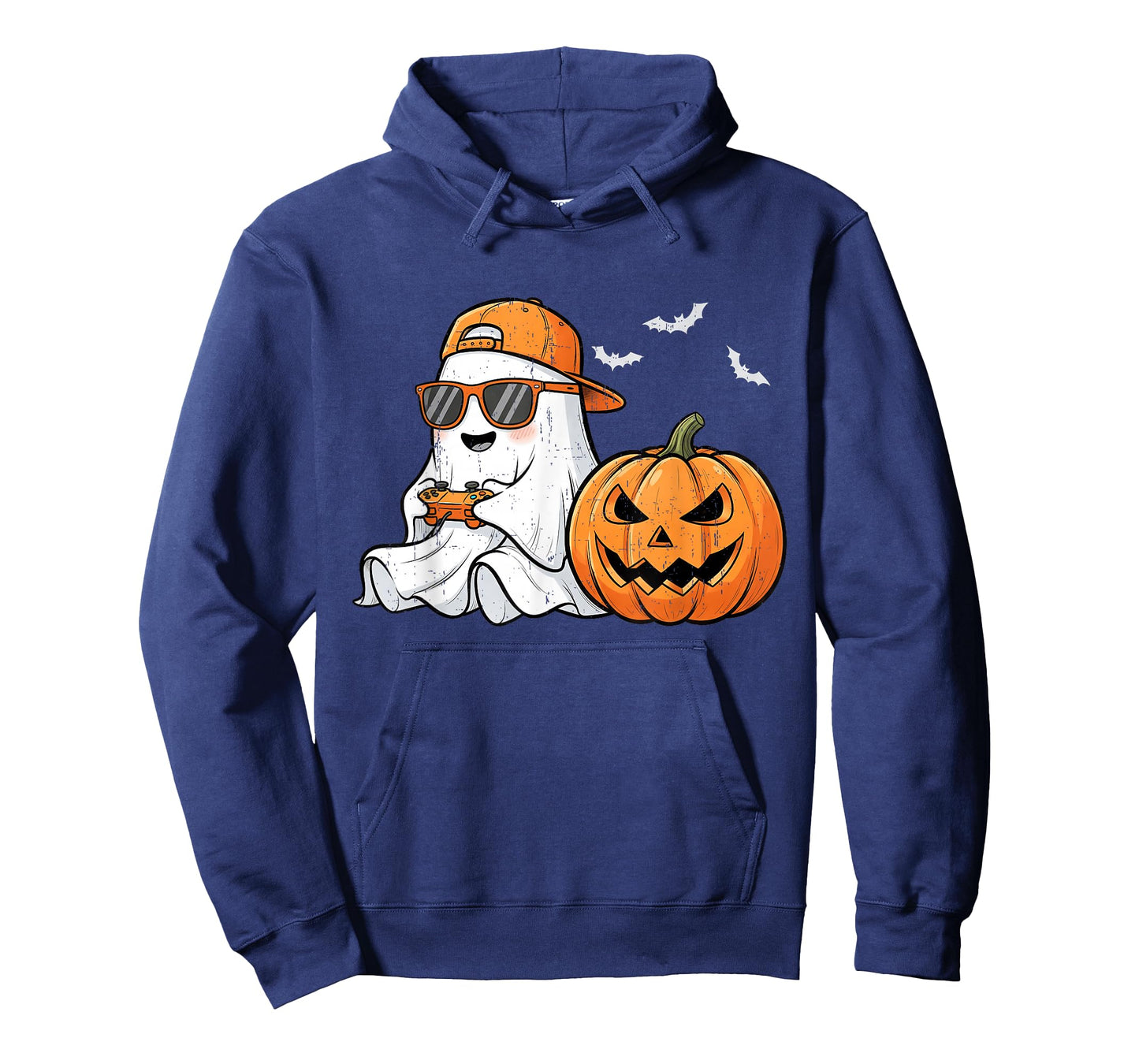 Cute Boo with Sunglasses Playing Game Funny Halloween Boys T-Shirt