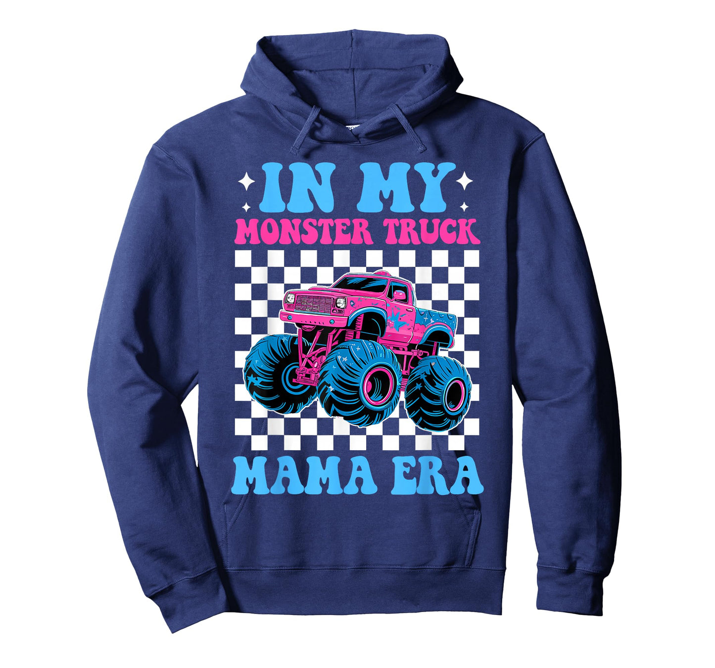 Groovy In My Monster Truck Mama Era Monster Truck Mom T-Shirt