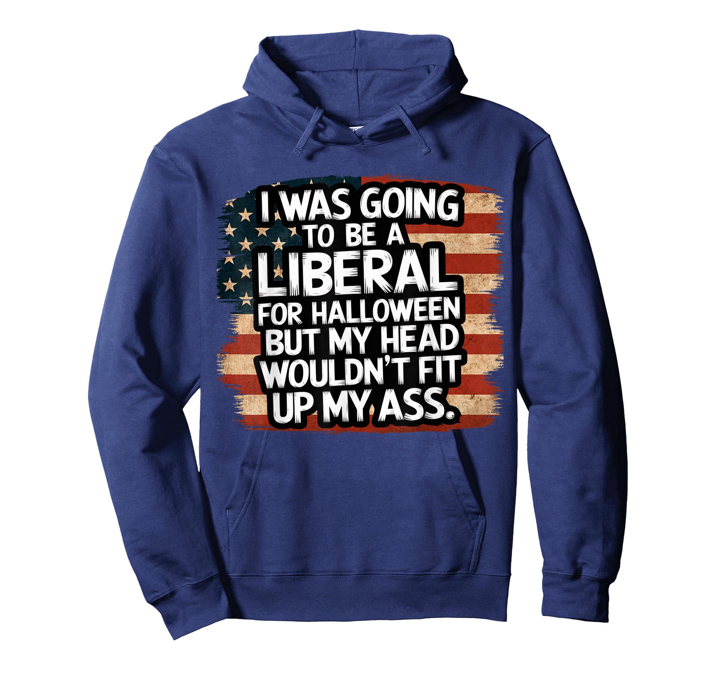 I Was Going To Be A Liberal For Halloween Funny USA Flag T-Shirt
