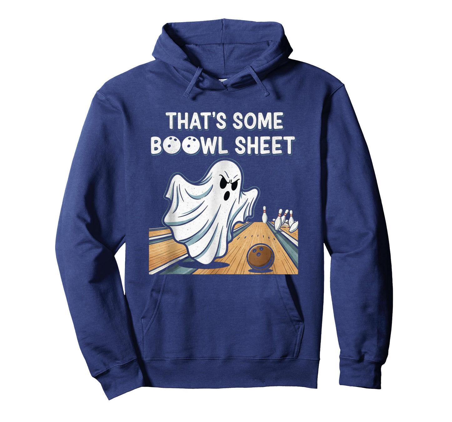 Funny Ghost Bowling Halloween Pun Boowl Sheet Spooky T-Shirt