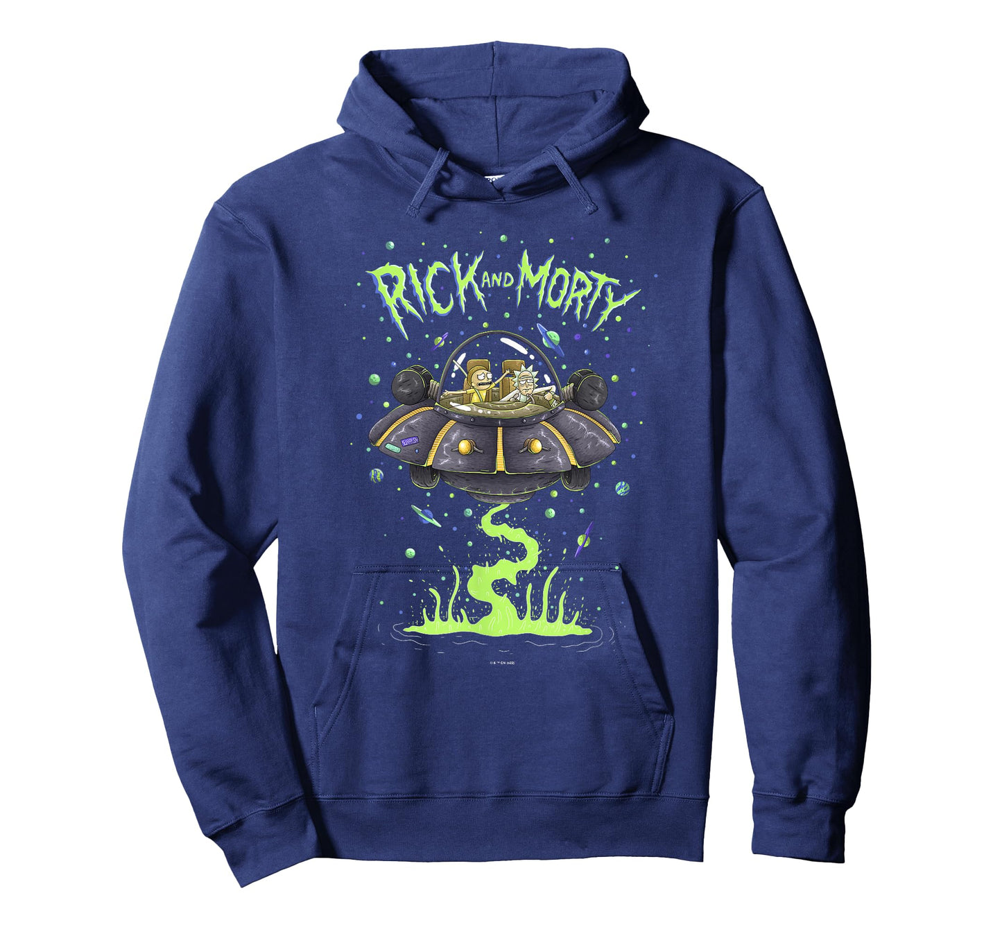 Rick and Morty Space Cruiser Launch Poster T-Shirt