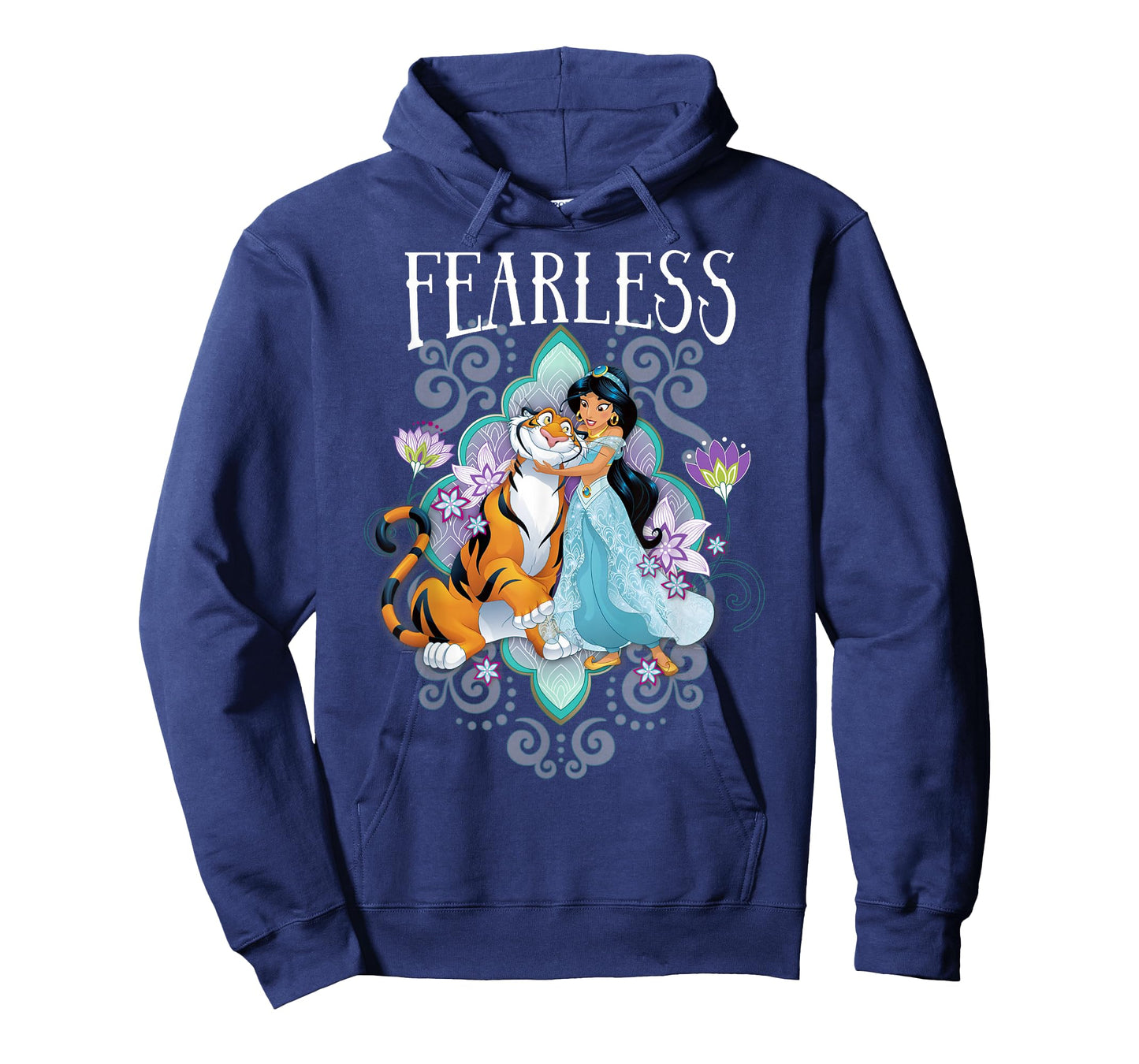 Disney Aladdin Jasmine and Rajah Fearless Mandala Portrait T-Shirt
