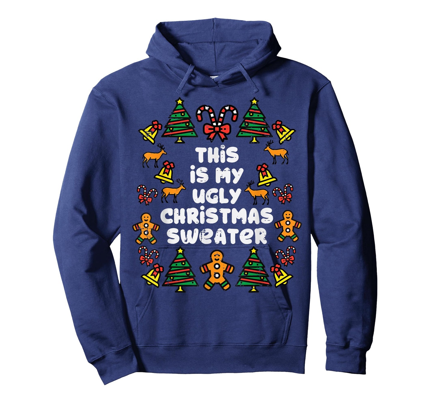 This Is Ugly Christmas Sweater Xmas Holiday Women Kids Men T-Shirt
