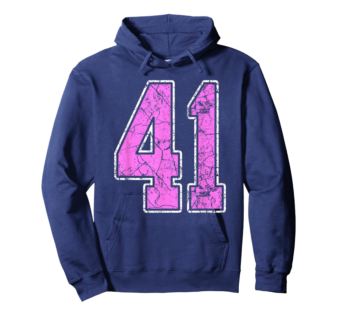 Grunge Pink and Pink Number 41 Jersey Player Uniform #41 T-Shirt
