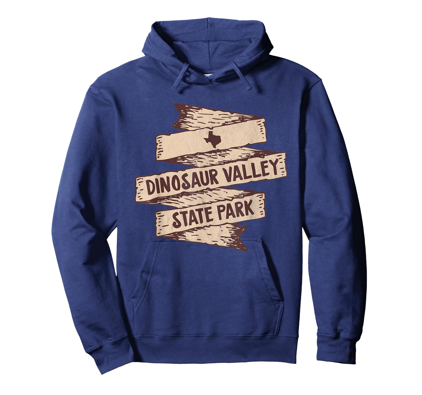I Love Dinosaur Valley State Park Texas TX Wooden Sign T-Shirt